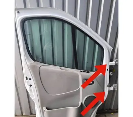 Opel Vivaro Front door hinges set GM66380 AS1ES