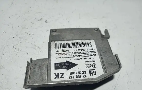 Opel Zafira B Airbag control unit/module 327963935 ZKT0135440 13158713
