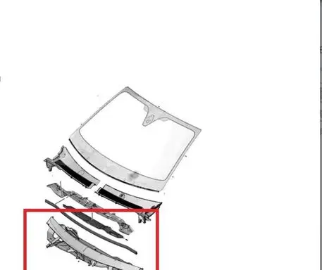 Opel Grandland X Wiper trim 1617330980