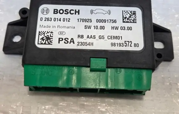 Opel Crossland X Parking PDC control unit/module 9819357280