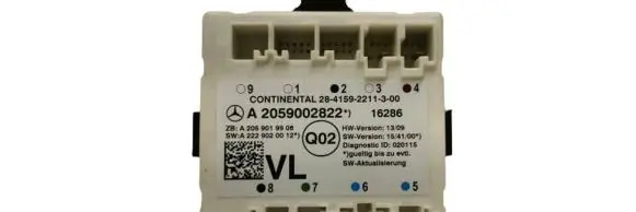 Mercedes-Benz C W205 Door control unit/module A2059002822