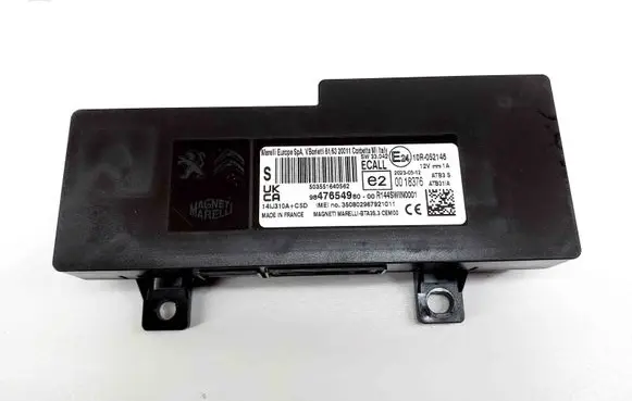 Opel Mokka B Bluetooth control unit module 9847654980