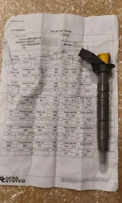 Mercedes-Benz E W212 Fuel injector 0445116026 A6420701187 0986435404