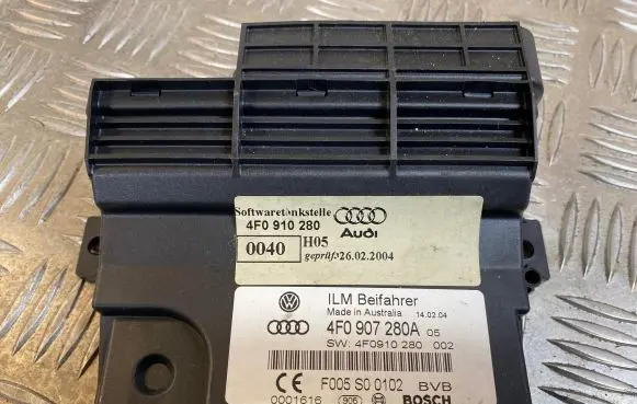 Audi A6 S6 C6 4F Other control units/modules 4F0907280A F005S00102 4F0910280