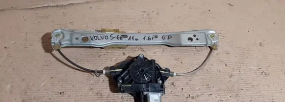 Volvo S60 Rear door window regulator with motor 964290100 966265101