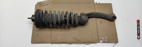 Front shock absorber with coil spring