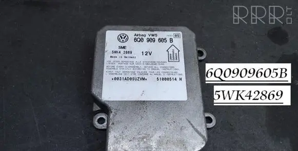 Volkswagen PASSAT B5 Airbag control unit/module 6Q0909605B 5WK42869