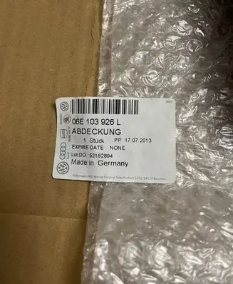 Audi Q5 SQ5 Engine cover (trim) 06E103926L