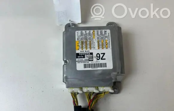 Toyota C-HR I Airbag control unit/module 89170F4320