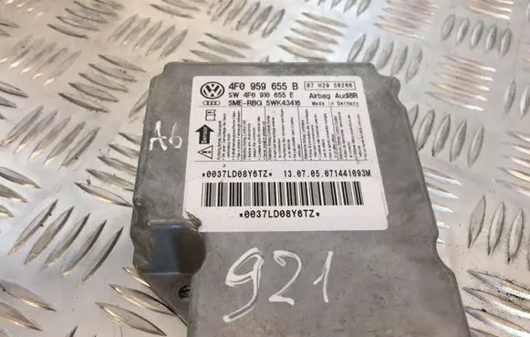 Audi A6 S6 C6 4F Airbag control unit/module 4F0959655B 921