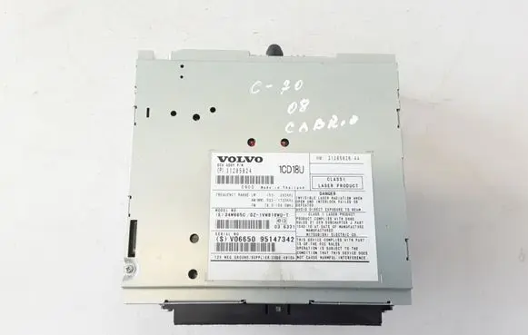 Volvo C70 Radio/CD/DVD/GPS head unit 31285826