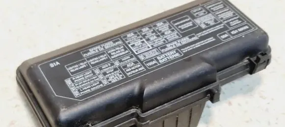 Fuse box cover
