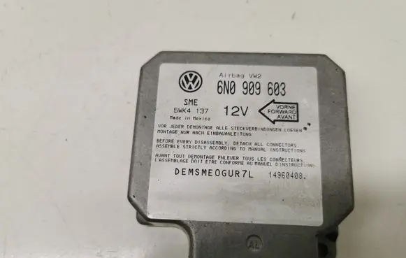 Volkswagen PASSAT B4 Airbag control unit/module 6N0909603