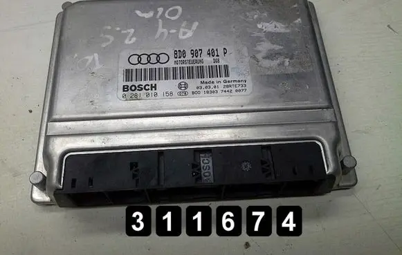 Audi A4 S4 B6 8E 8H Engine control unit/module 028101058