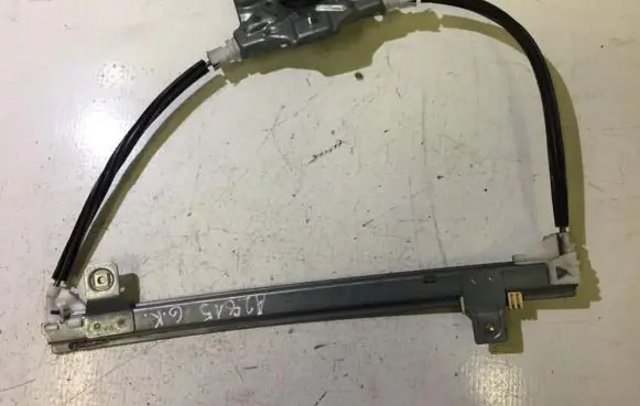 Sliding door window regulator with motor