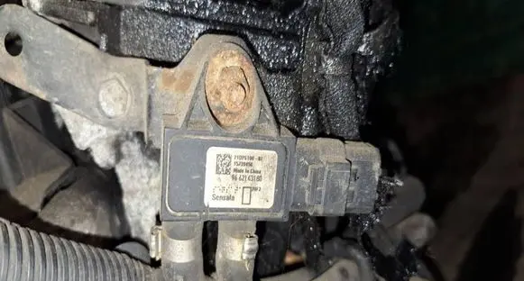 Peugeot Partner Exhaust gas pressure sensor 9662143180