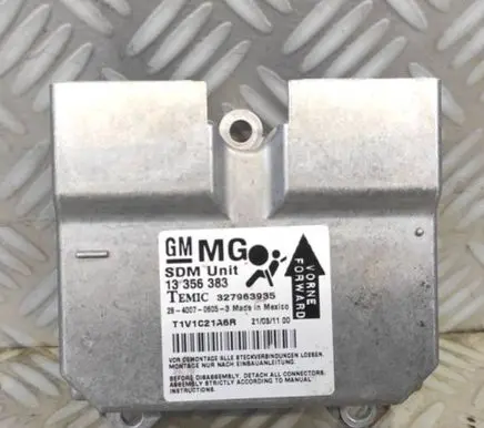 Opel Corsa D Airbag control unit/module 13356383 T1V1C21A6R 327963935