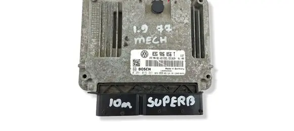 Skoda Superb B6 (3T) Engine control unit/module 03G906056T 03G906021AB 0281015341