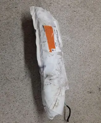 Front door airbag