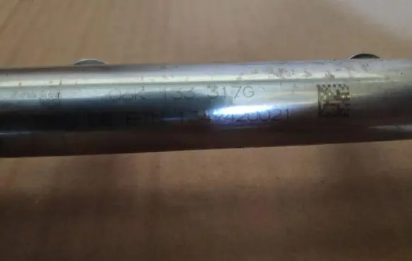 Audi A4 S4 B8 8K Fuel main line pipe 06k133317g