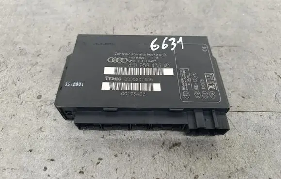 Audi A4 S4 B6 8E 8H Comfort/convenience module 8E0959433AD