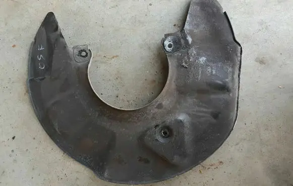 Volkswagen Transporter - Caravelle T5 Front brake disc dust cover plate 7h0