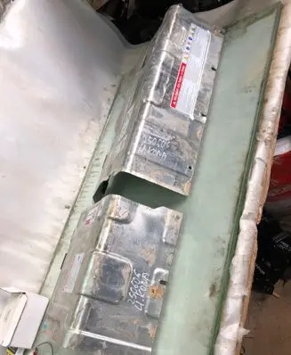 Hyundai Kona II Hybrid/electric vehicle battery tray 37501df000