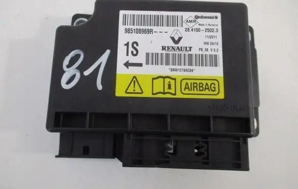 Renault Megane III Airbag control unit/module 985108969R