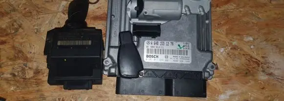 Mercedes-Benz E W211 Engine ECU kit and lock set A6481531279