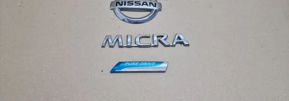 Nissan Micra Manufacturer badge logo/emblem 