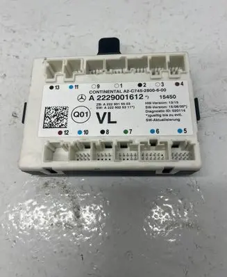 Mercedes-Benz S W222 Door control unit/module A2229001612 A2229025311 A2229015503