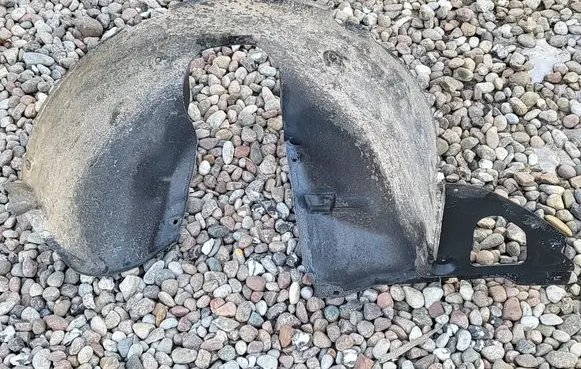 Peugeot 208 I Front wheel arch liner splash guards 9673797180