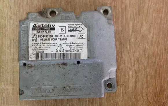 Peugeot 307 Airbag control unit/module 9654491180