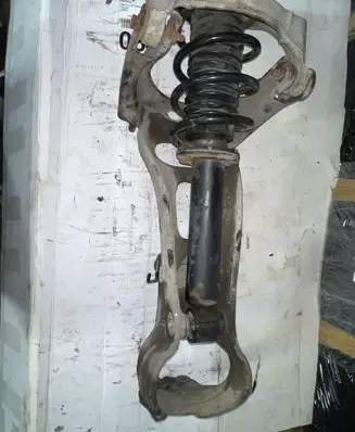 Peugeot 407 Front shock absorber with coil spring