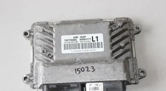 Chevrolet Aveo Engine control unit/module 96983177 5WY5968C
