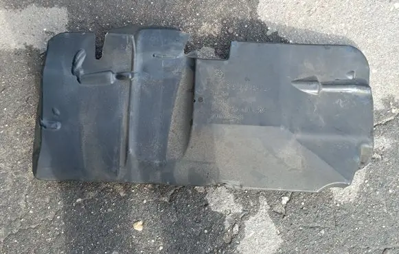 Heat shield in engine bay