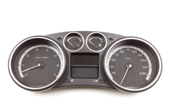 Peugeot 308 Speedometer (instrument cluster) 9665107380