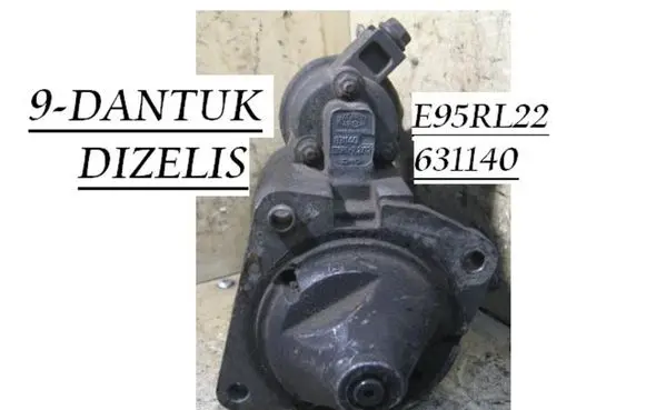 Peugeot Boxer Starter motor E95RL22 631140
