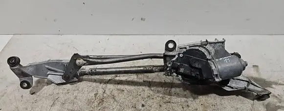 Front wiper linkage and motor