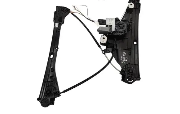 Front door window regulator with motor