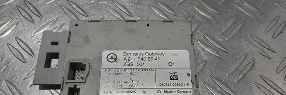 Mercedes-Benz E W211 Gateway control module A2115408545 A2115408345 A2114420027