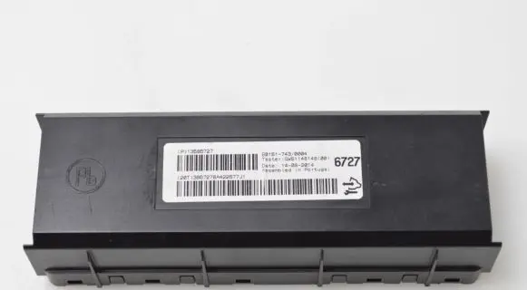 Opel Zafira C Air conditioning/heating control unit 13586727