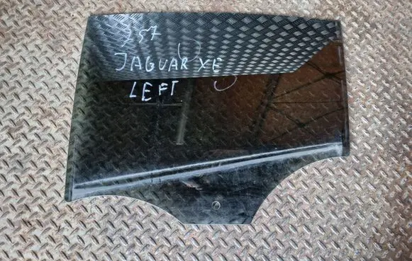 Jaguar XE Rear door window glass
