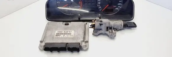 Audi A4 S4 B5 8D Engine ECU kit and lock set 038906018S 0281001721 8D0919860EX
