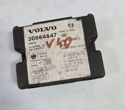 Volvo S40, V40 Immobilizer control unit/module 30862223 F005V00060 30864647