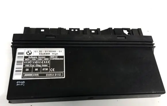 BMW 5 E60 E61 Central body control module 9136040