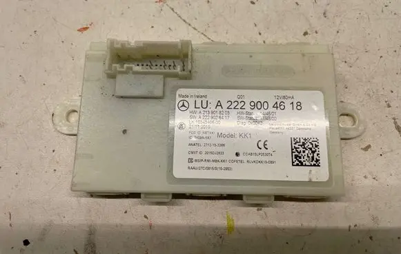 Mercedes-Benz E W213 Keyless (KESSY) go control unit/module A2229004618 1034546600 A2139018203