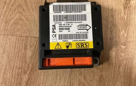 Citroen C3 Airbag control unit/module 9658316680 5EKABK1034436N L5V5C19ANW4