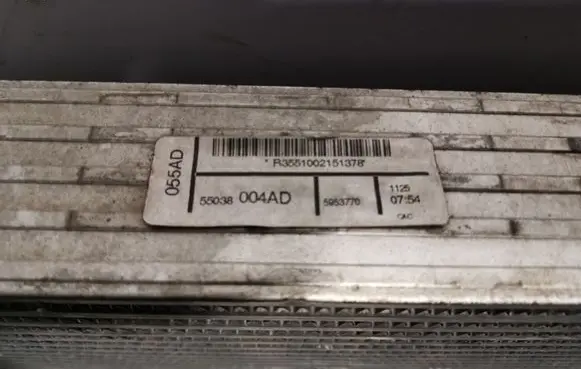 Jeep Grand Cherokee Intercooler radiator 55038004AD