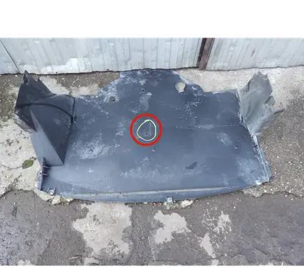 Renault Master III Engine splash shield/under tray 758903761R